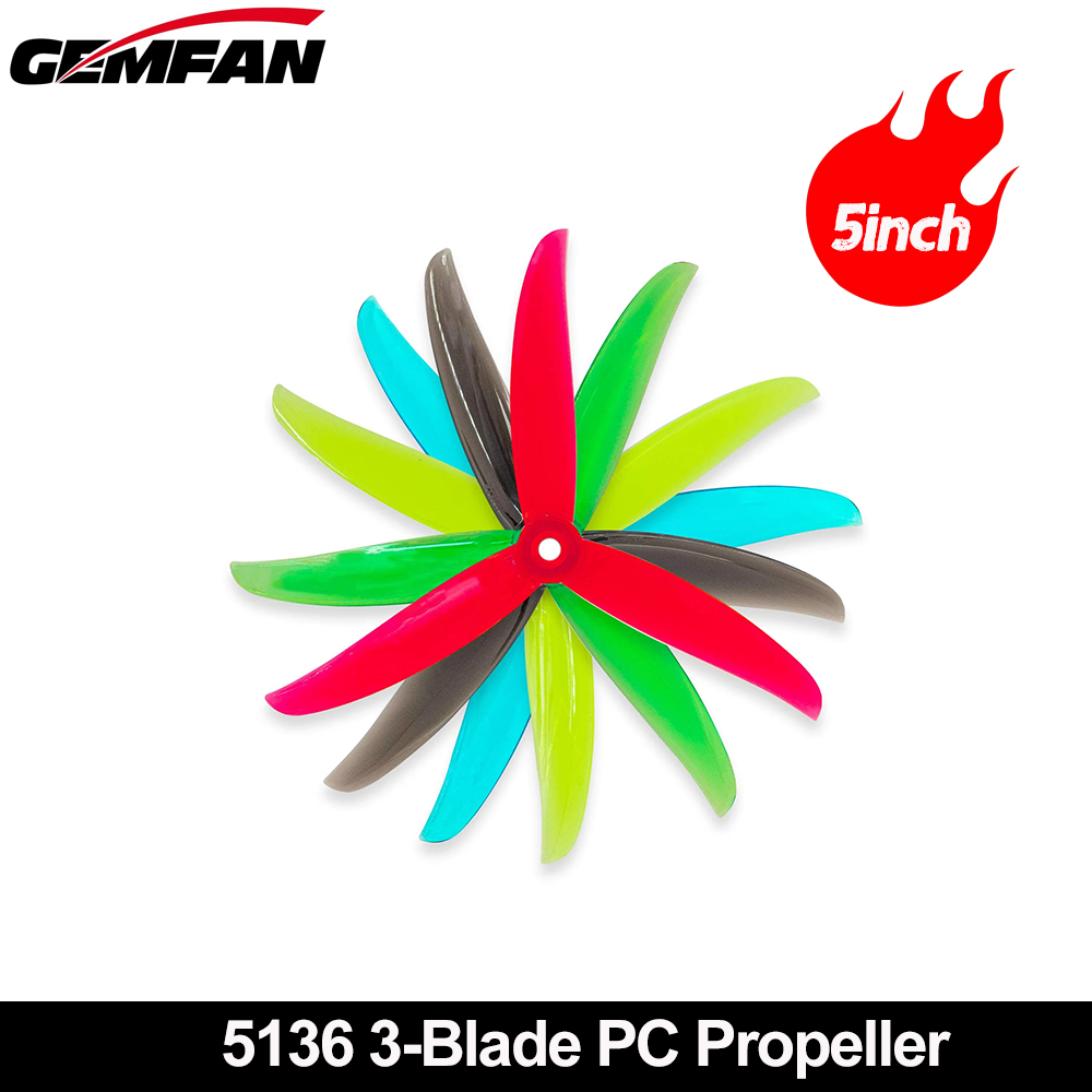 Gemfan VANOVER 5136 3 Blade PC - Drone Racing Propeller recension och pris