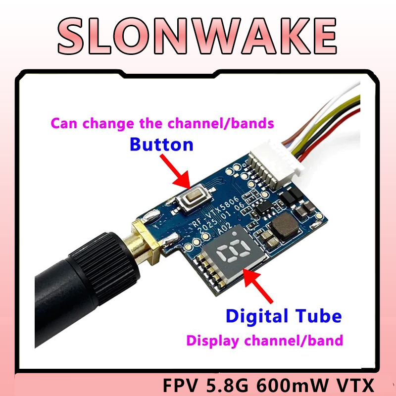 SLONWAKE 5.8G TS5823 PRO Mini  - Drone Racing Transmitter recension och pris